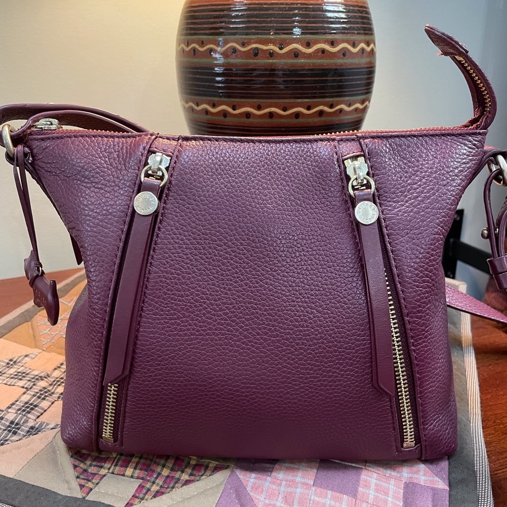 Radley London Leather Fountain Road Crossbody Bag Gem